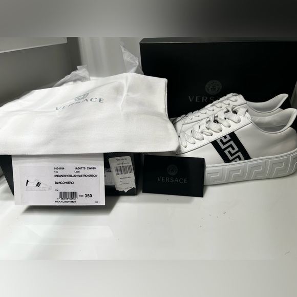 Versace sneakers Vitello + Nastro Greca - Picture 11 of 11